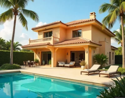 Bungalow avec accès à la plage